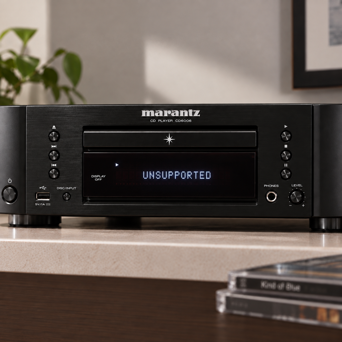 Marantz CD6006 “Unsupported” error: how to fix it without replacing the laser