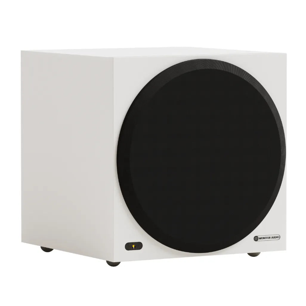 Monitor Audio Vestra W10 speaker in white alternate view