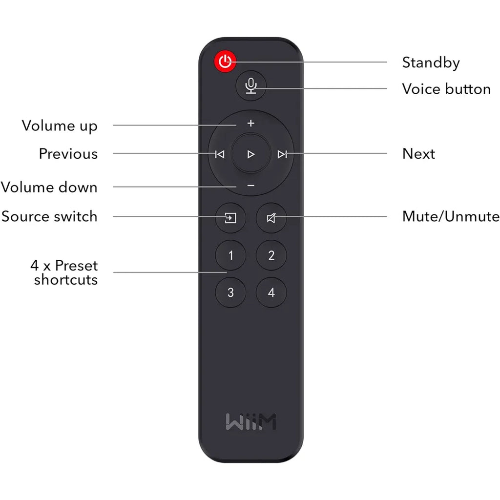 WiiM Remote MINI and PRO alternate view 3