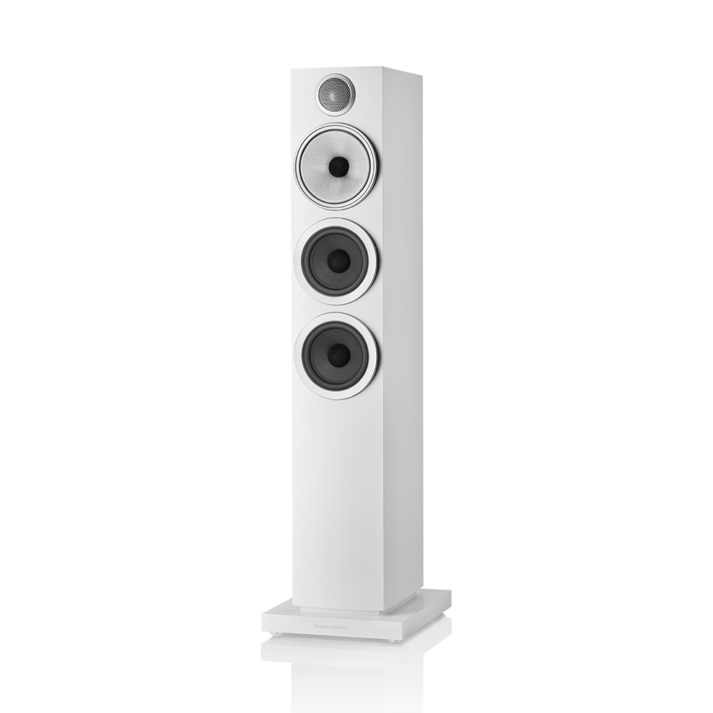 Bowers & Wilkins 704 S3 Floorstander (pair) in Satin White finish alternate view