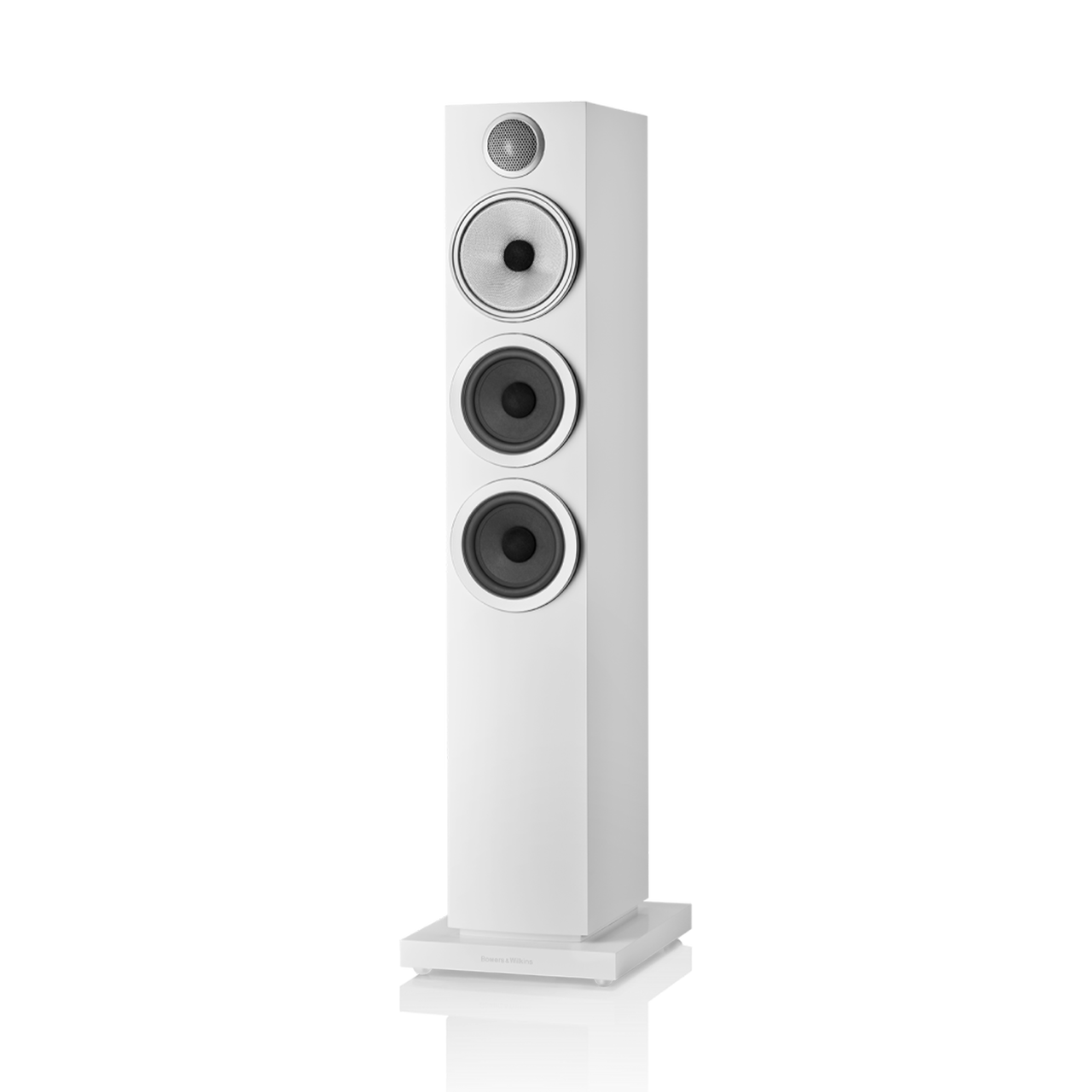 Bowers & Wilkins 704 S3 Floorstander (pair) in Satin White finish alternate view