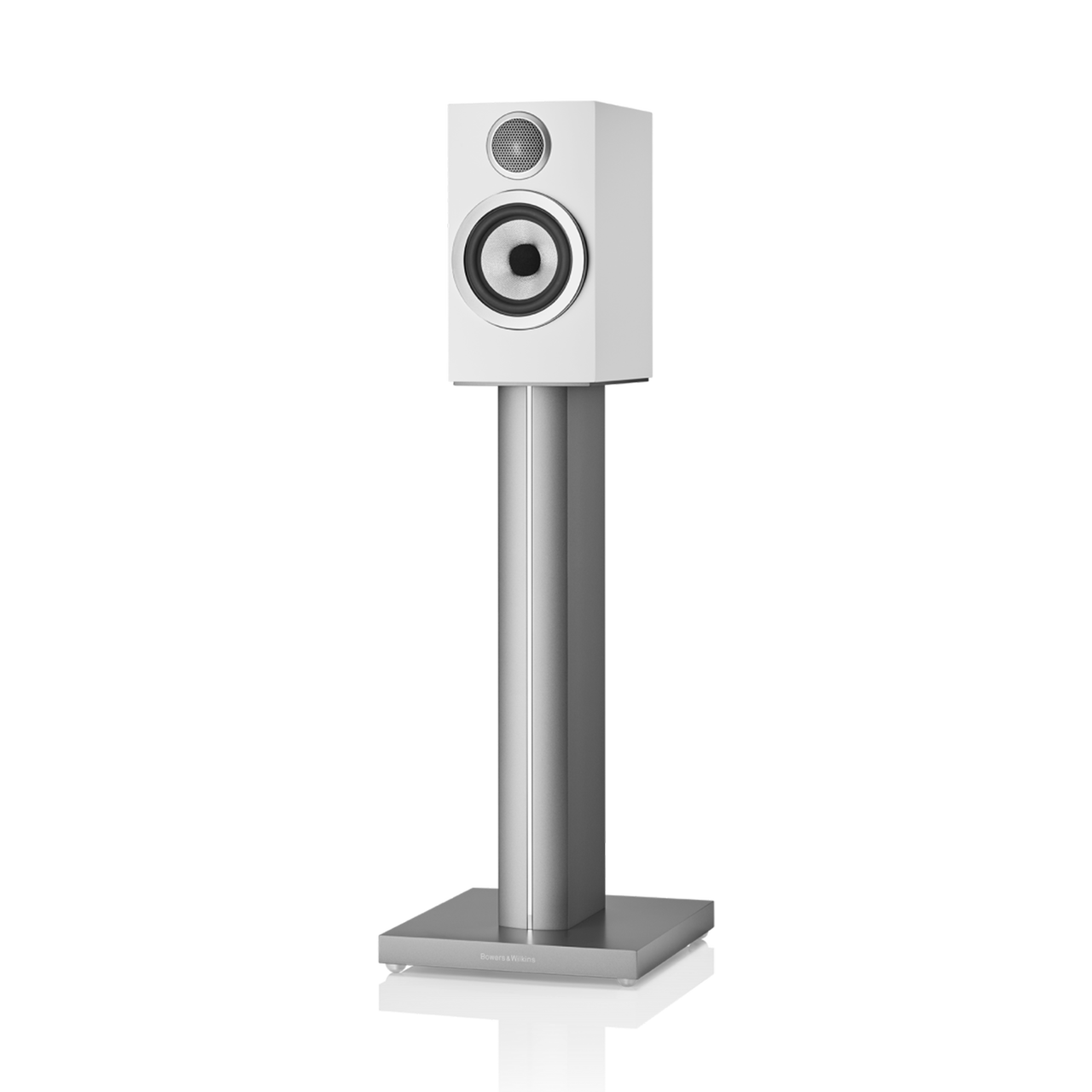 Bowers & Wilkins 707 S3 Bookshelf (pair) in Satin White finish alternate view