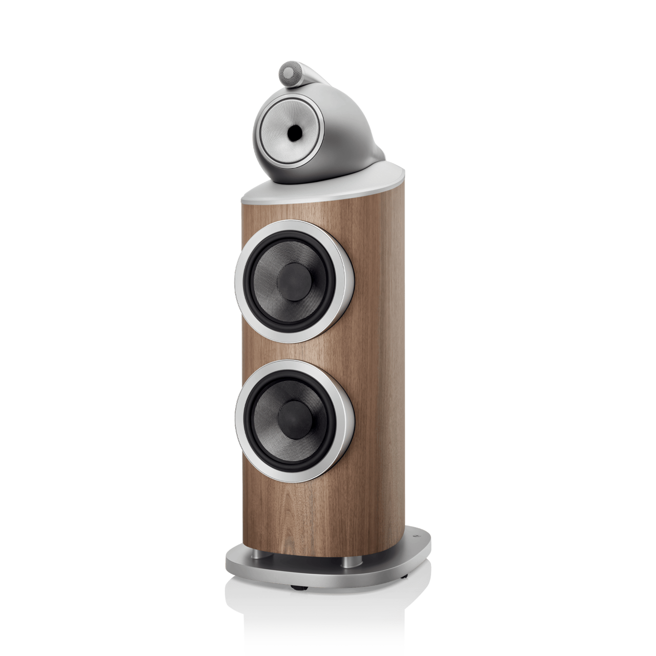 Bowers & Wilkins 801 D4 Floorstander (Pair) in Satin Walnut finish alternate view