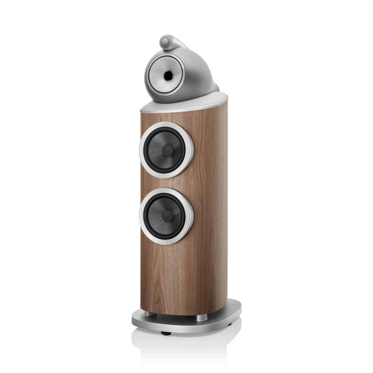 Bowers & Wilkins 802 D4 Floorstander (Pair) in Satin Walnut finish alternate view