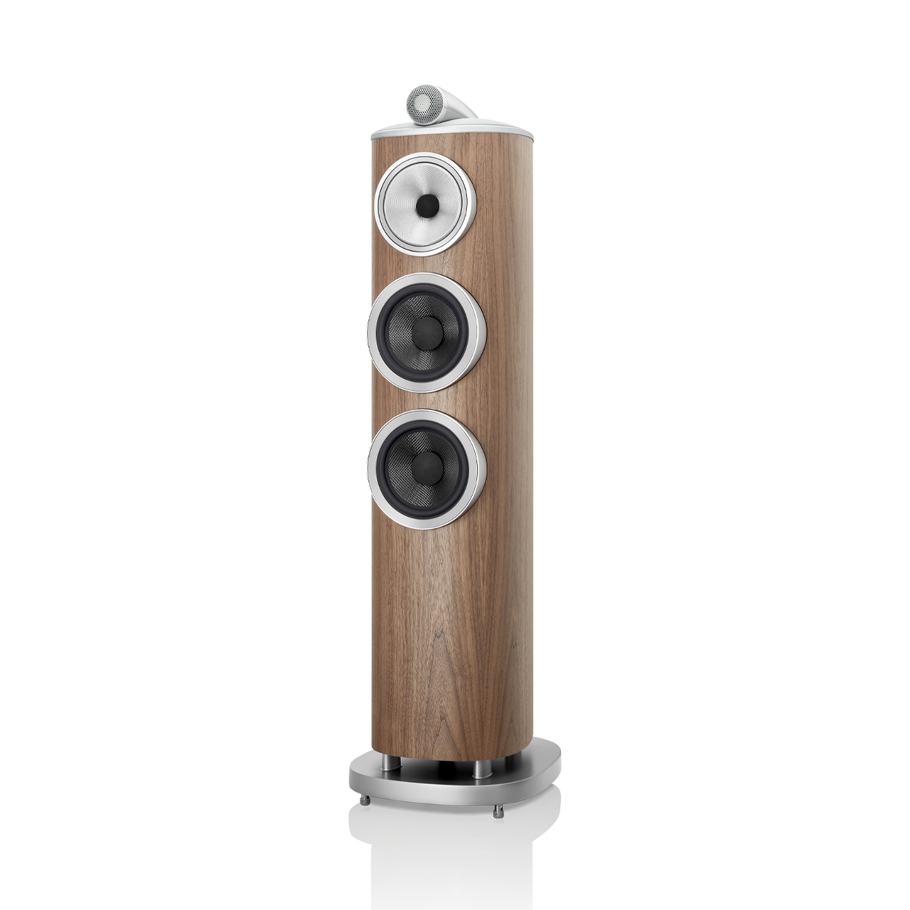 Bowers & Wilkins 804 D4 Floorstander (Pair) in Satin Walnut finish alternate view