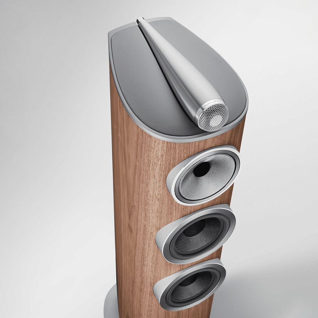 Bowers & Wilkins 804 D4 Floorstander (Pair) in Satin Walnut finish alternate view 9