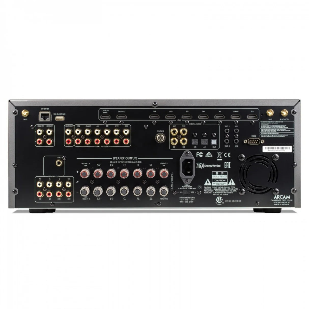 Arcam Avr 5 receiver alternate view
