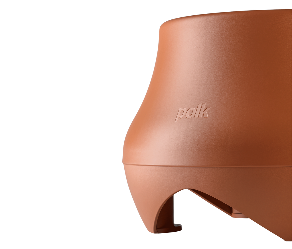 Polk Atrium 100 Garden Sub (Terracotta) speaker side view
