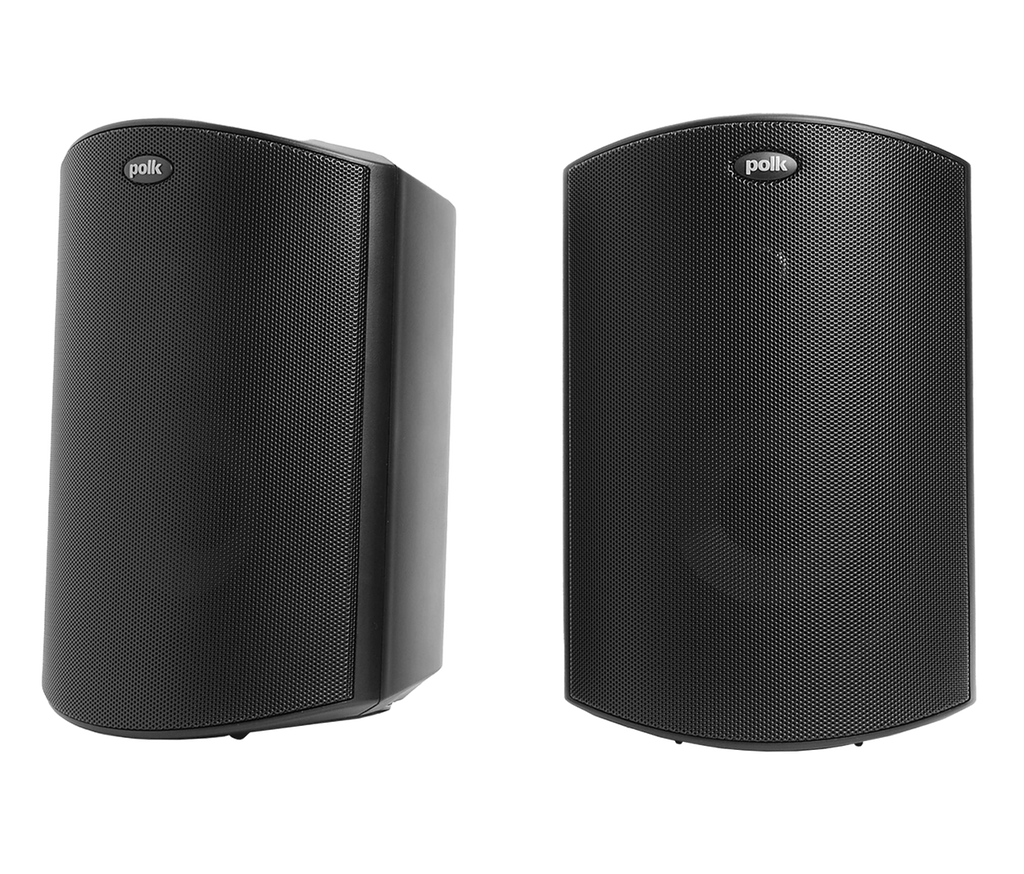 Polk Atrium 4 Outdoor in black front view