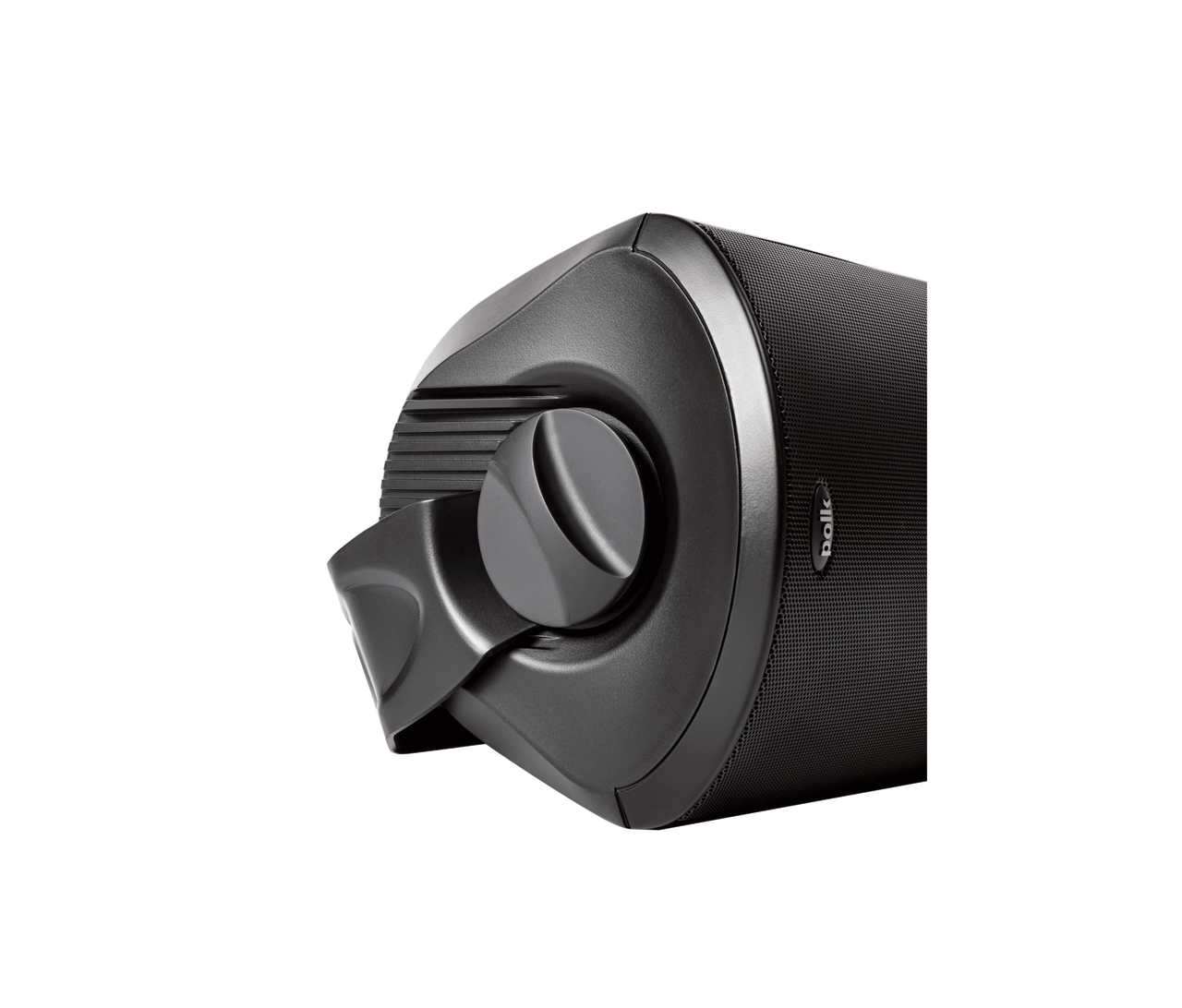 Polk Atrium 8 Outdoor in black side view 4