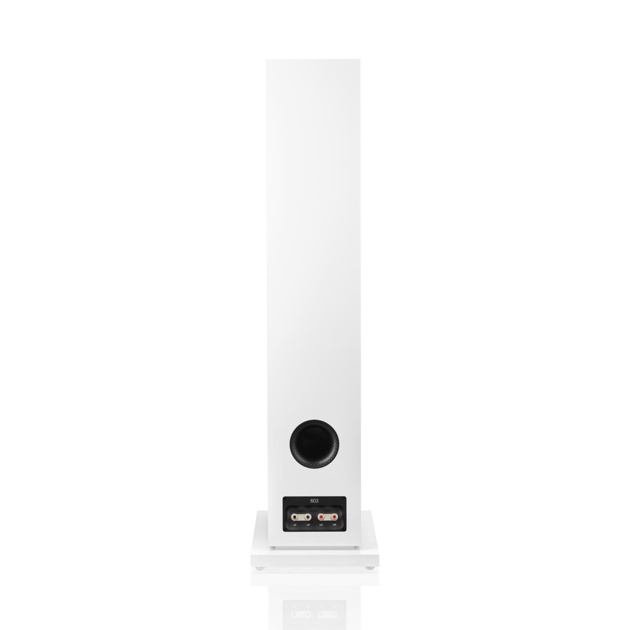 Bowers & Wilkins 603 S3 Floorstander in white alternate view 3