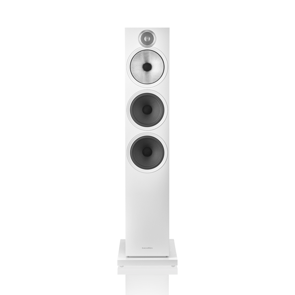 Bowers & Wilkins 603 S3 Floorstander in white alternate view