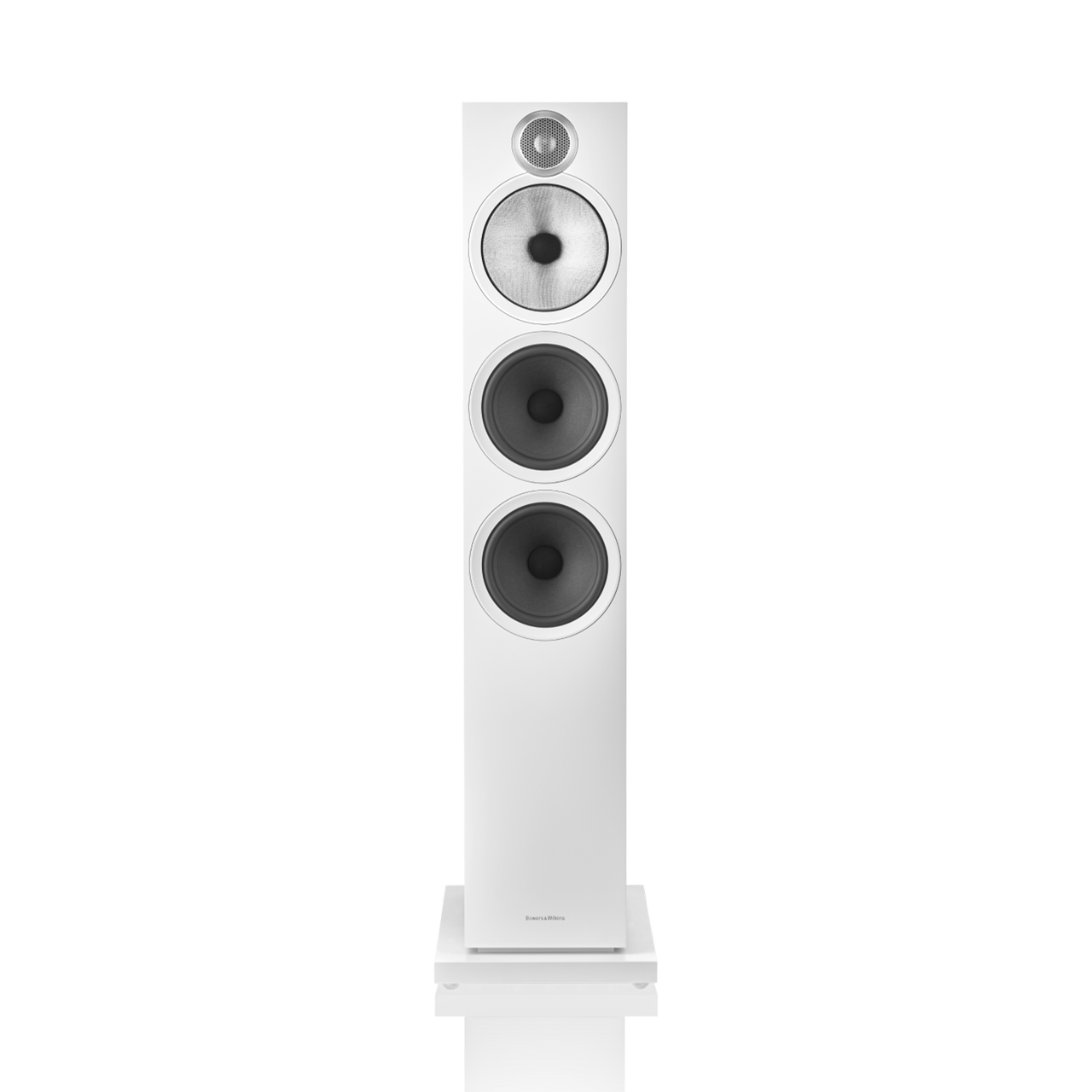 Bowers & Wilkins 603 S3 Floorstander in white alternate view