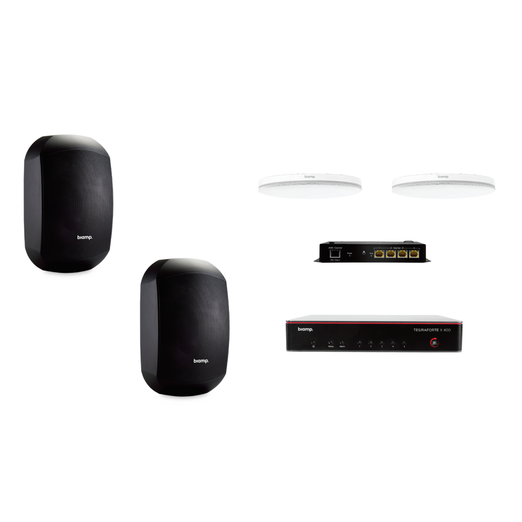 Biamp MRB-L-X400-C-MASK6C - Meeting Room Bundle