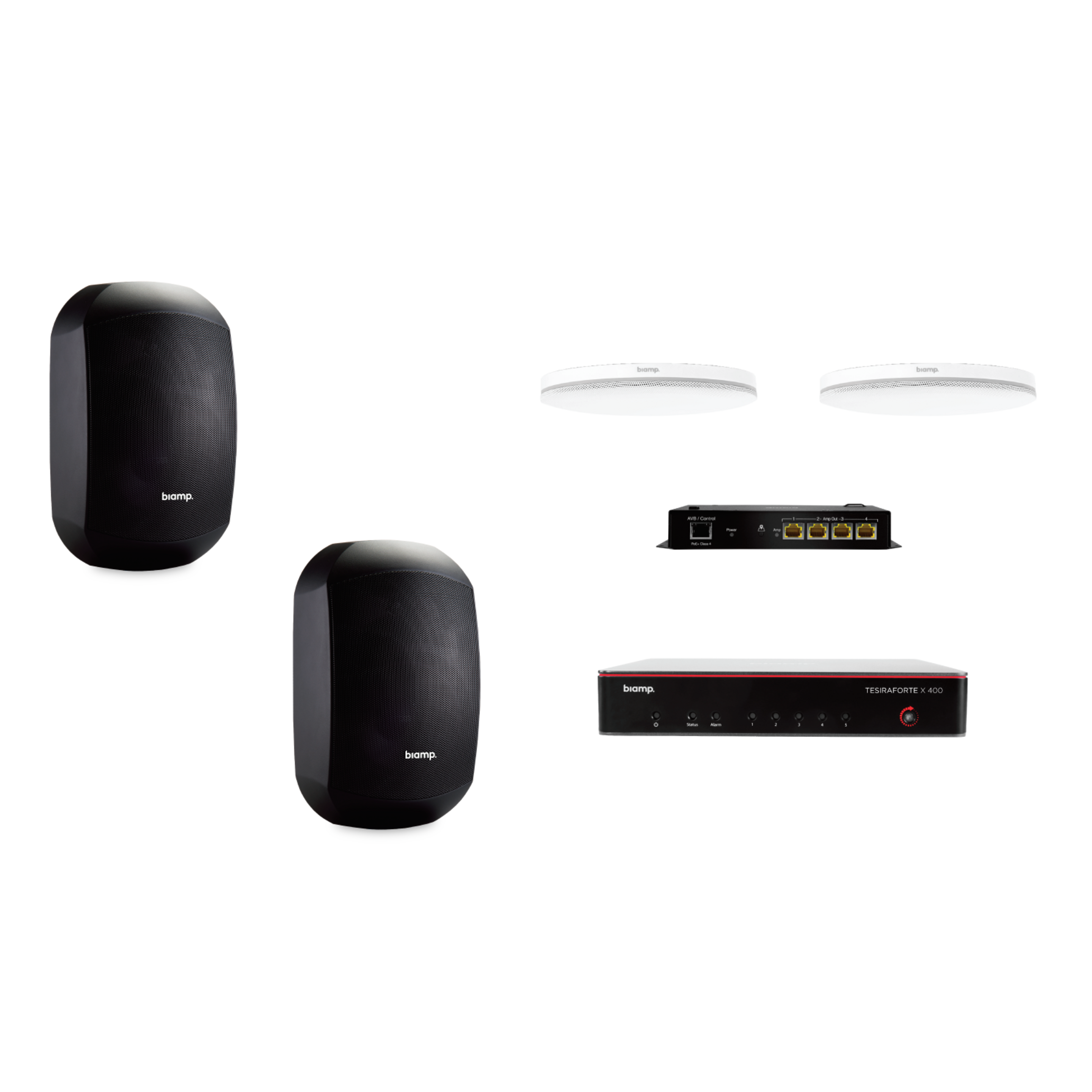 Biamp MRB-L-X400-C-MASK6C - Meeting Room Bundle