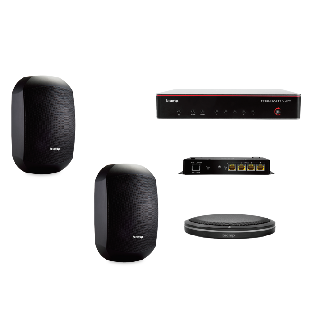 Biamp MRB-L-X400-T-MASK6C - Meeting Room Bundle