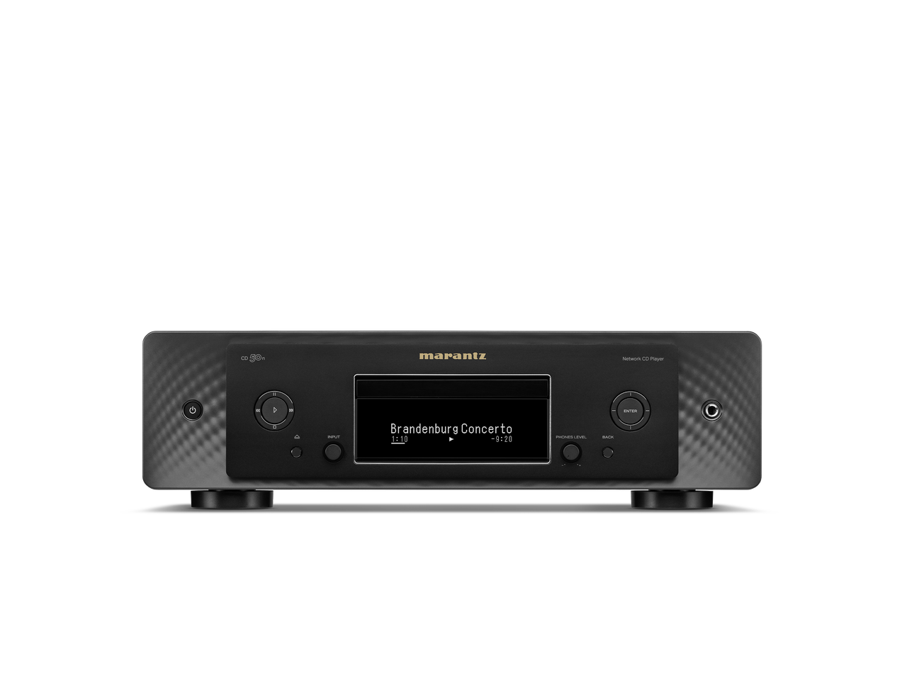 Marantz CD50N Network CDPlayer in black front view