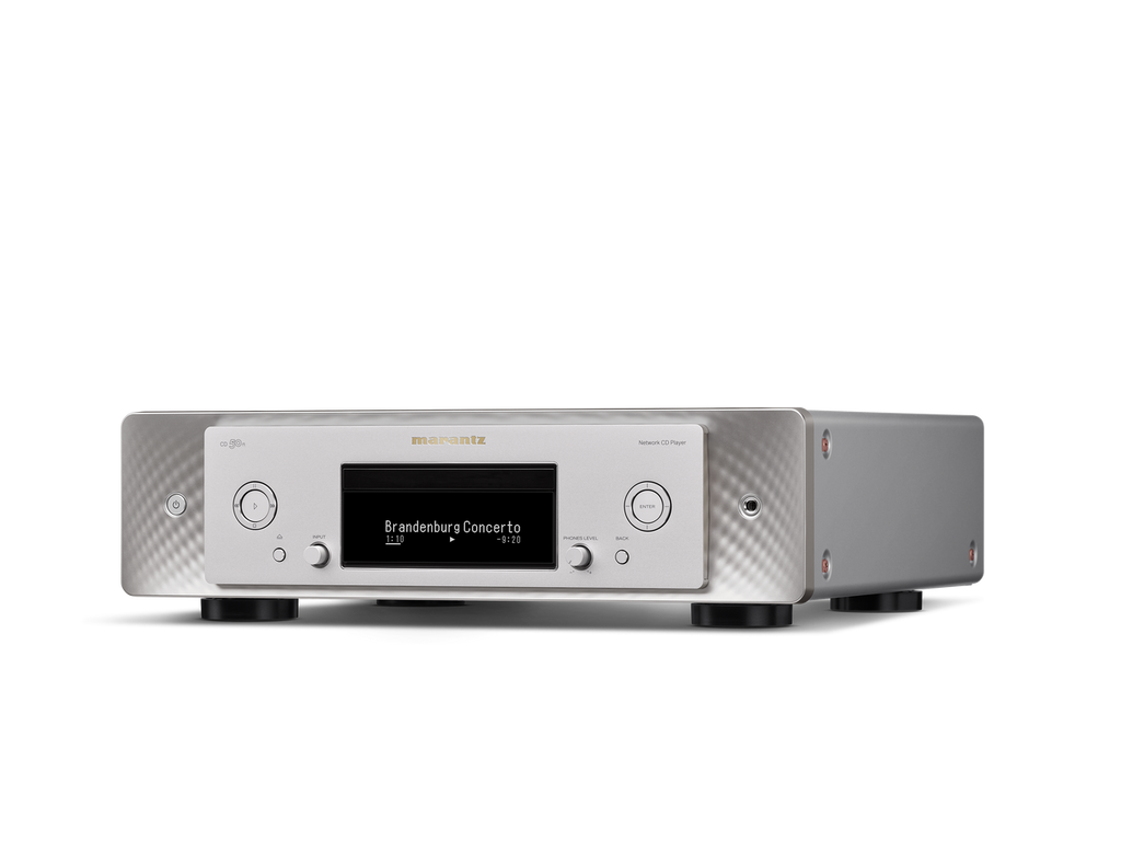 Marantz CD50N Network CDPlayer in silver side view