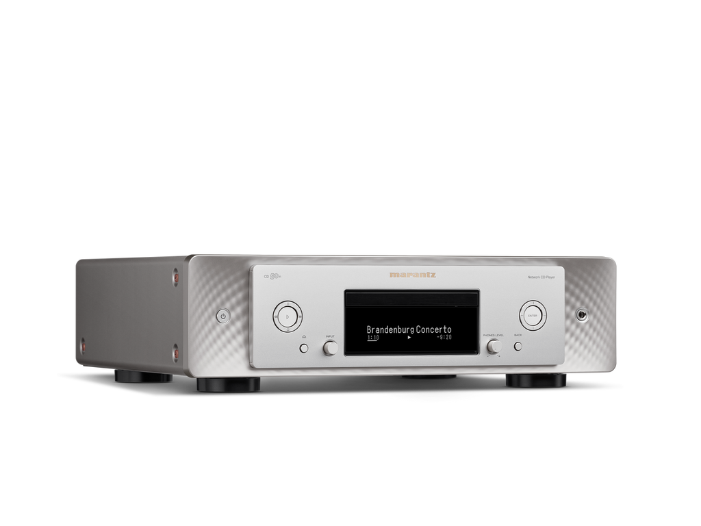Marantz CD50N Network CDPlayer in silver side view 7