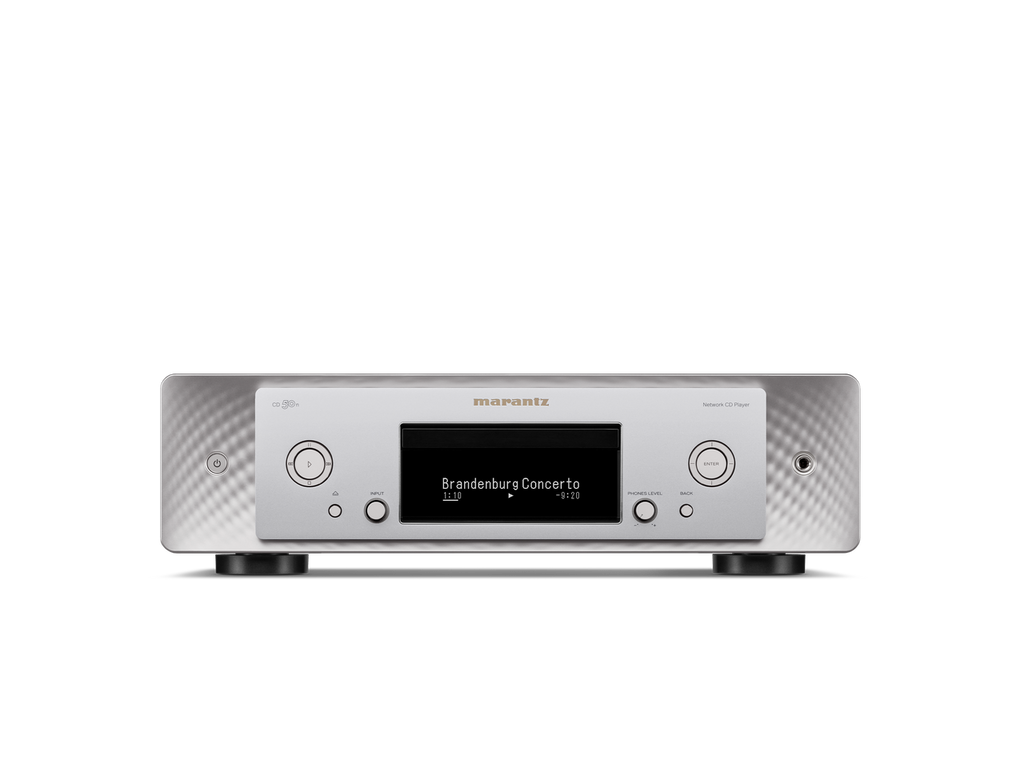Marantz CD50N Network CDPlayer in silver front view