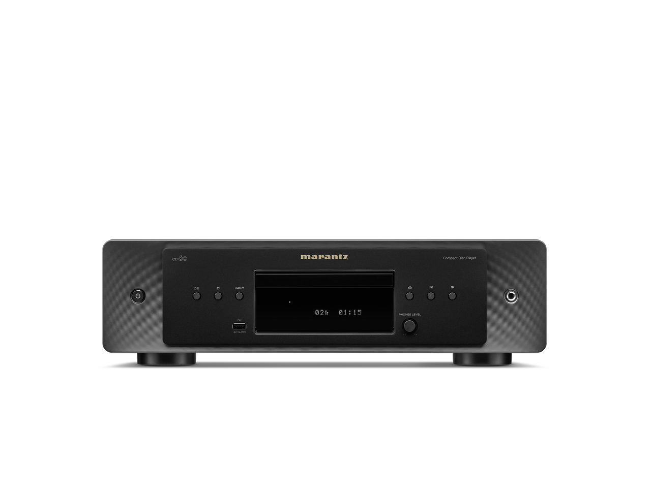 Marantz CD60 CD Player in black front view