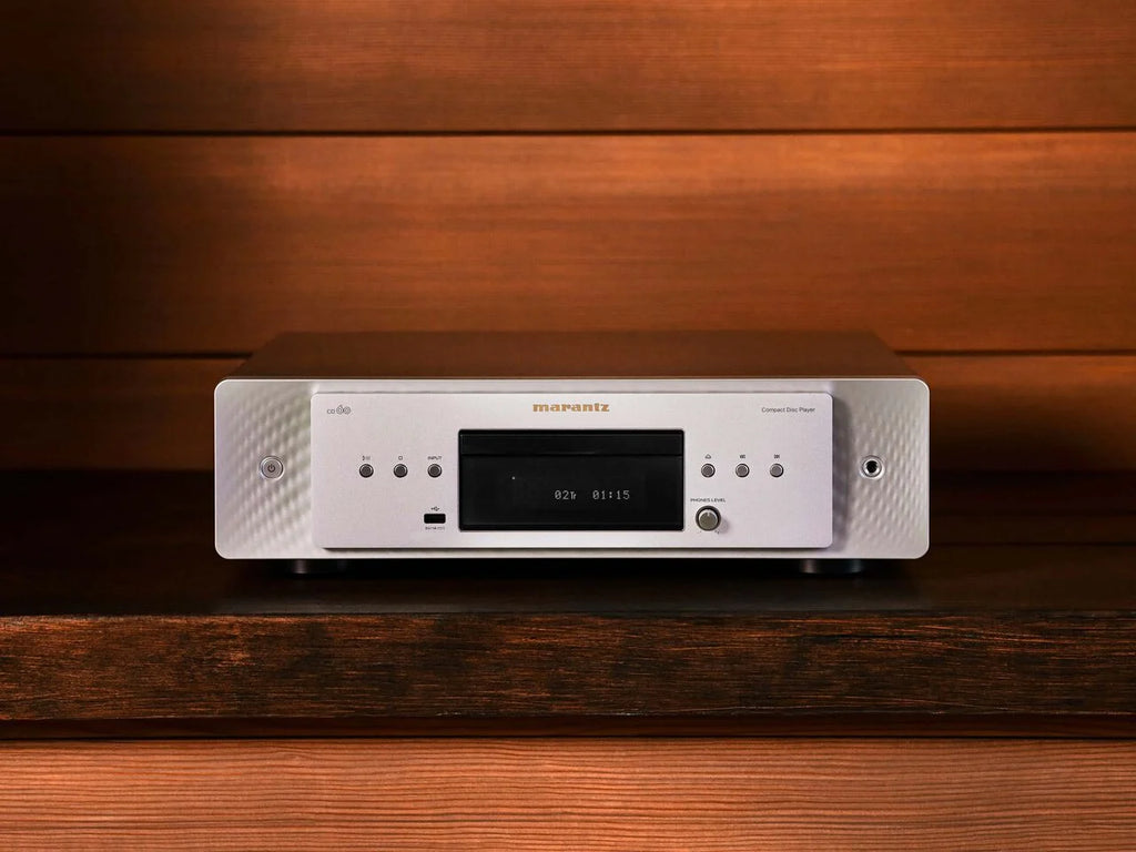 Marantz CD60 CD Player in silver alternate view