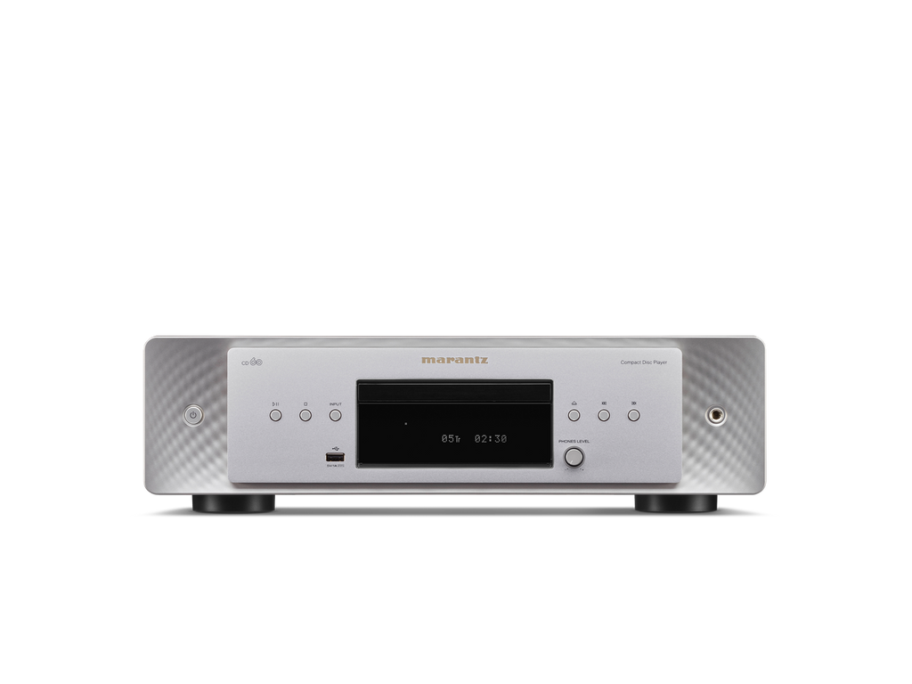 Marantz CD60 CD Player in silver front view