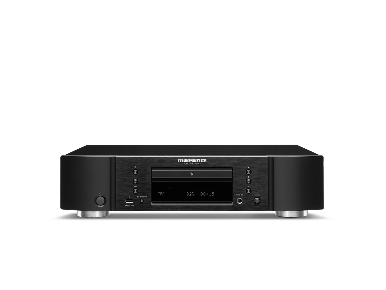 Marantz CD6007 CD Player in black front view