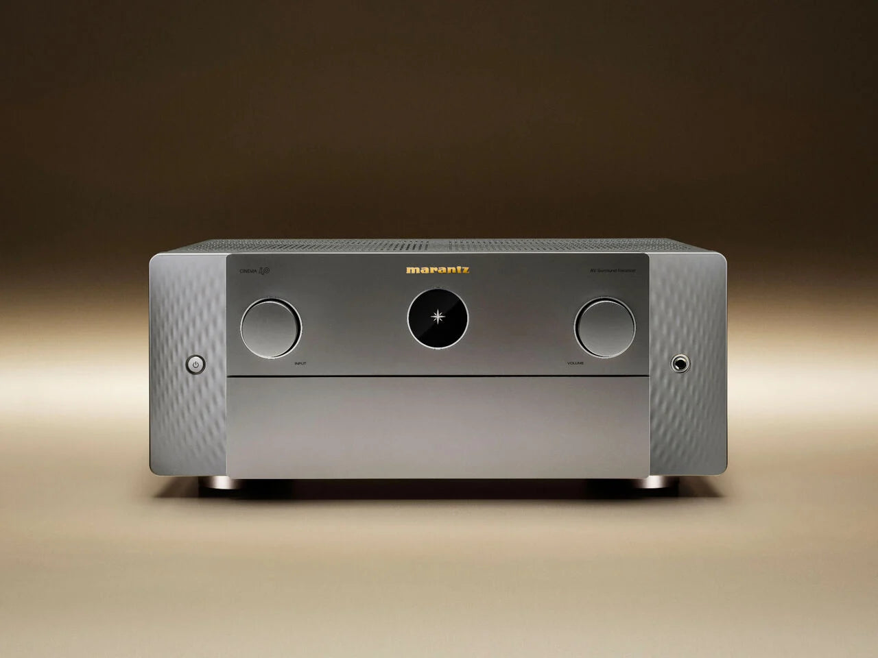 Marantz CINEMA40 AV Amplifier in silver alternate view