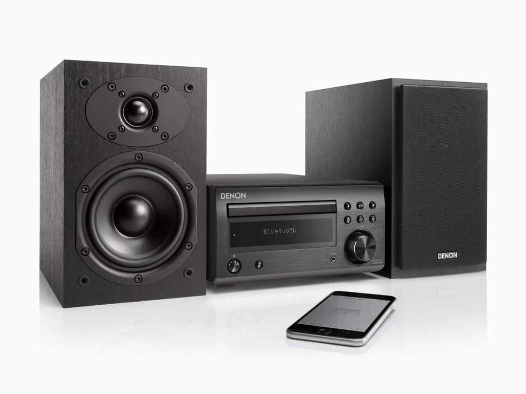 Denon M41 Mini HiFi System Kit side view 2