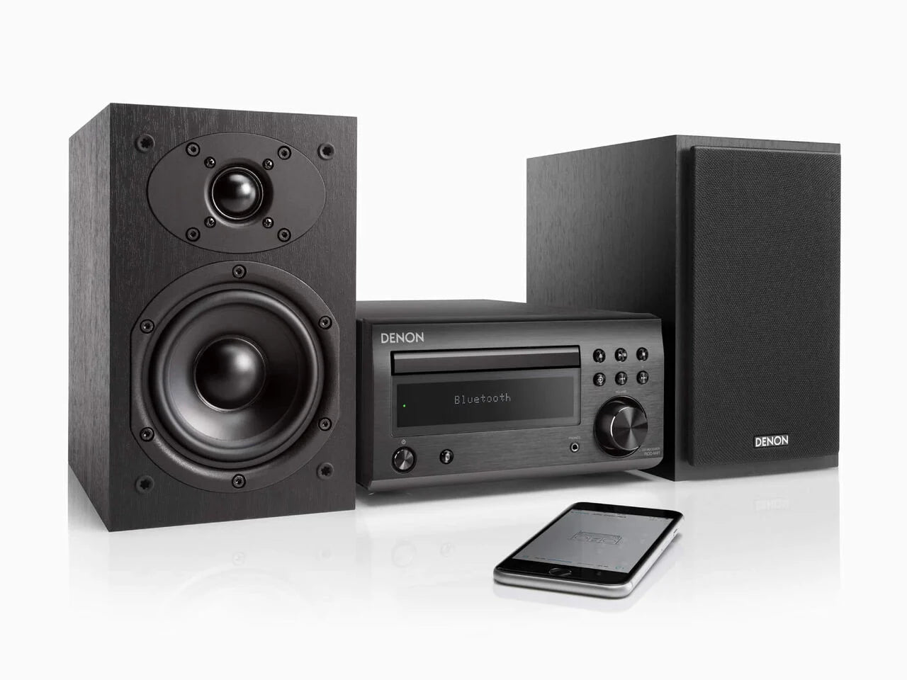 Denon M41 Mini HiFi System Kit side view 2