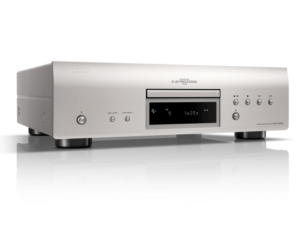 Denon DCD 1700NE CD Player in silver alternate view 7