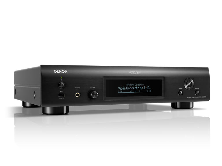 Denon DNP 2000NE Network Player in black side view