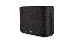 Denon Home 250 Wireless Speaker in black angled view