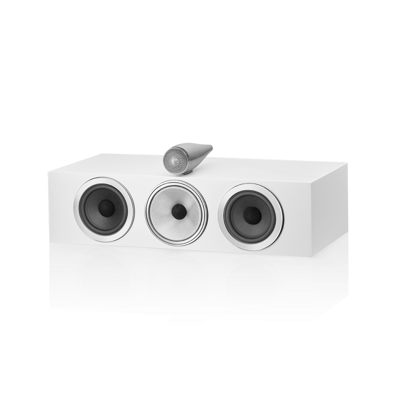 Bowers & Wilkins HTM71 S3 Centre in Satin White finish alternate view 4