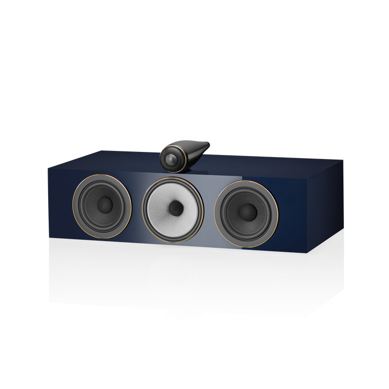 Bowers & Wilkins HTM71 S3 Signature Centre in blue packaging view
