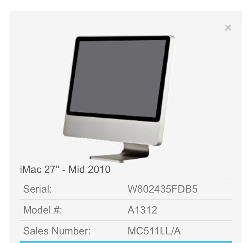 Office stock - iMac 2010 - W802435FDB5