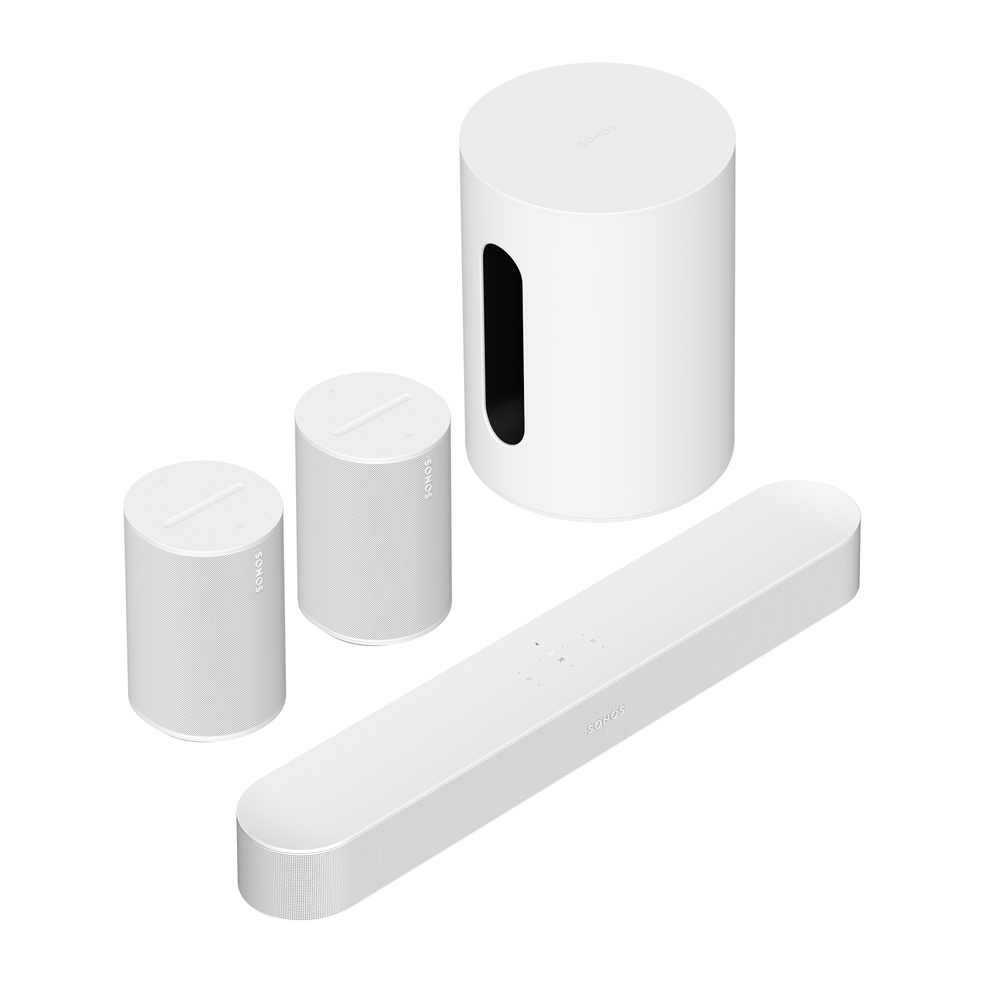 Sonos Immersive Set with Beam + Sub MIni + 2x Era 100
