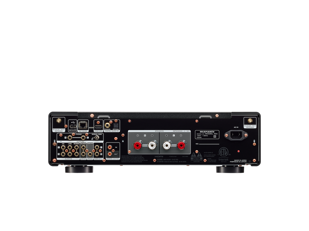 Marantz MODEL40N Network Amp in silver rear view