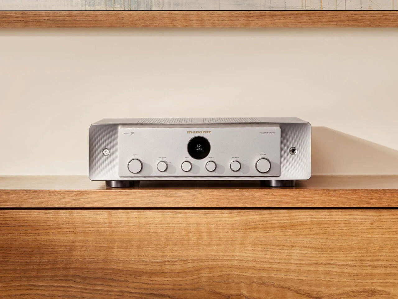 Marantz MODEL50 Amplifier in silver alternate view