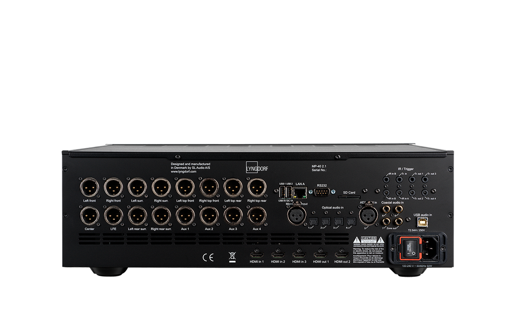 Lyngdorf MP40 2.1 Surround Processor(Blk alternate view