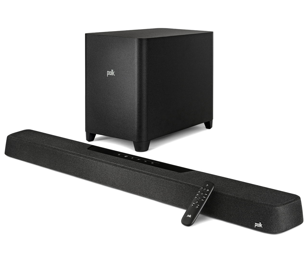 Polk MAGMAX AX Soundbar in black front view