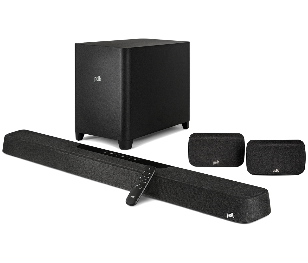 Polk MAGMAX AX SR 5.1 Soundbar in black
