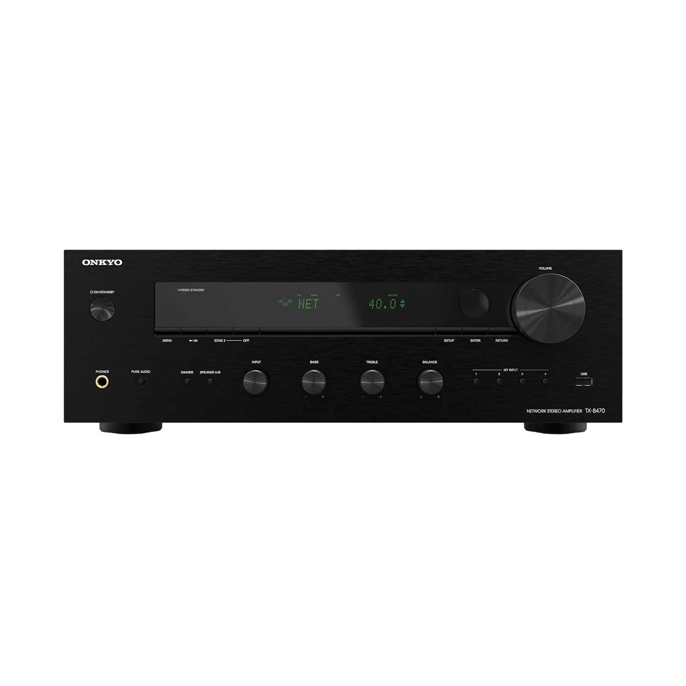 Onkyo TX-8470 receiver front view