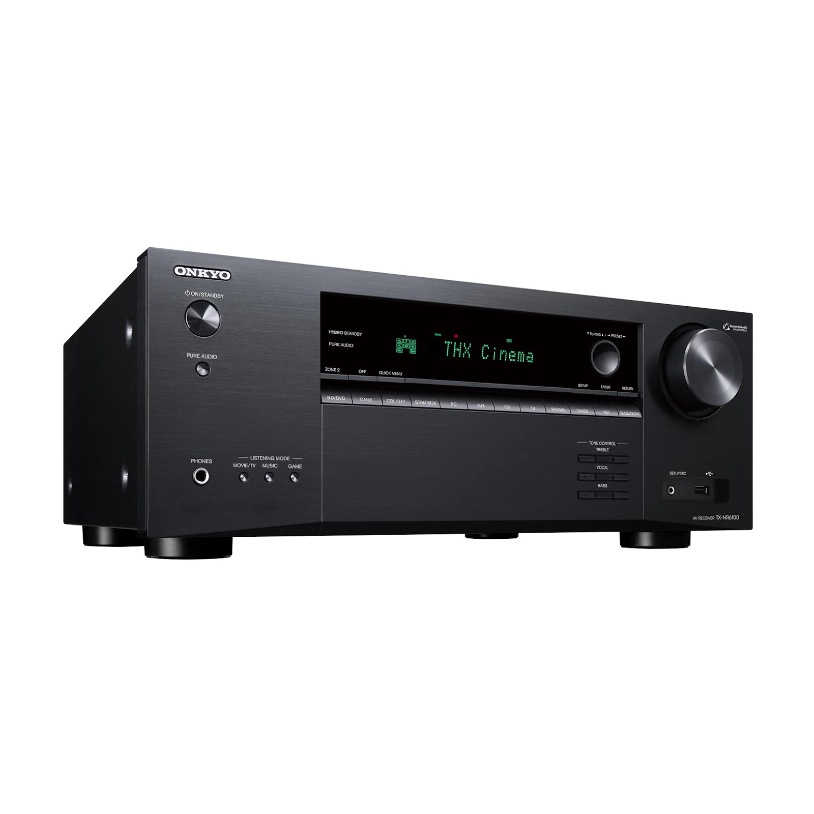 Onkyo TXNR6100 receiver front view