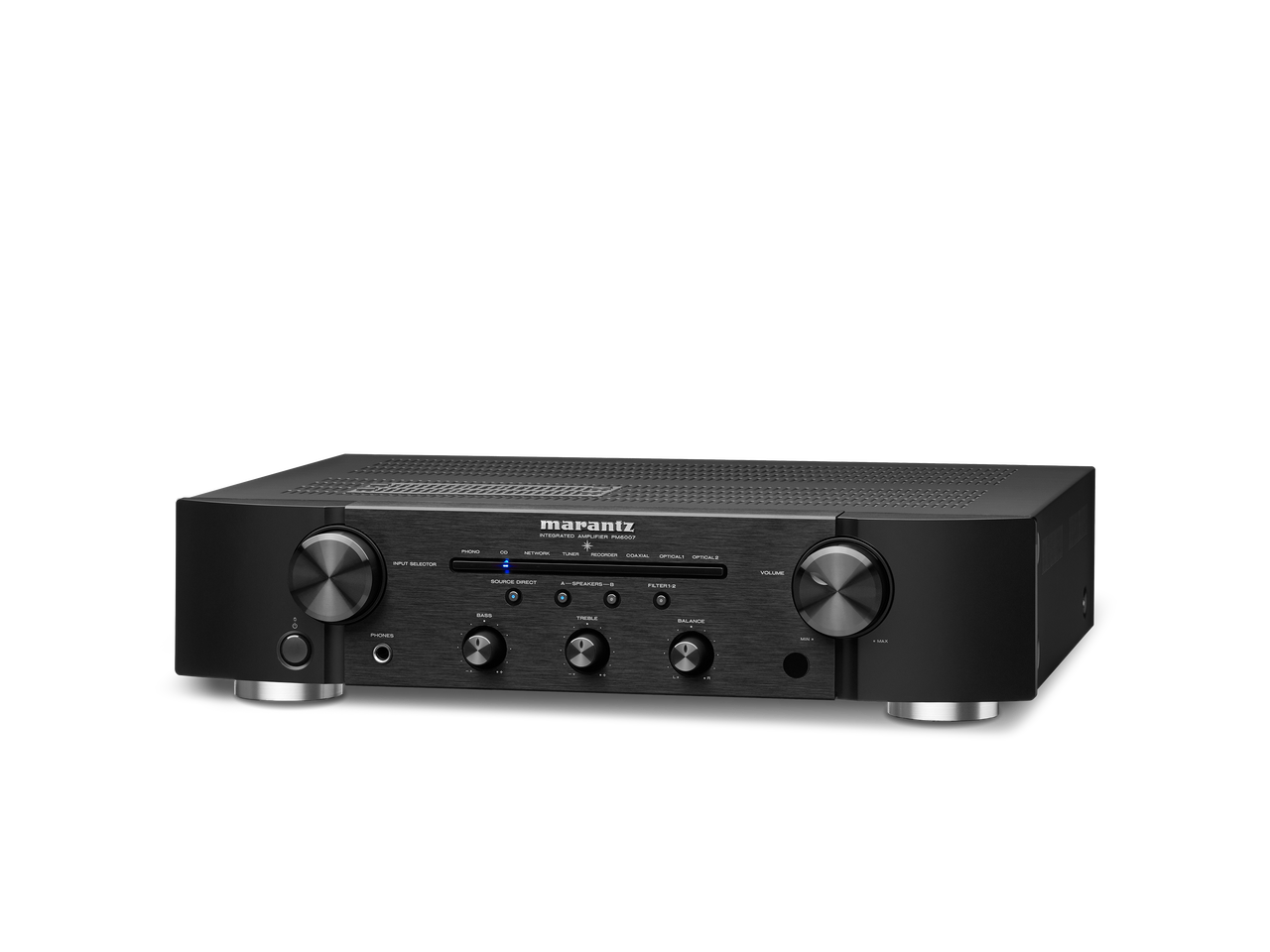 Marantz PM6007 Amplifier in black side view