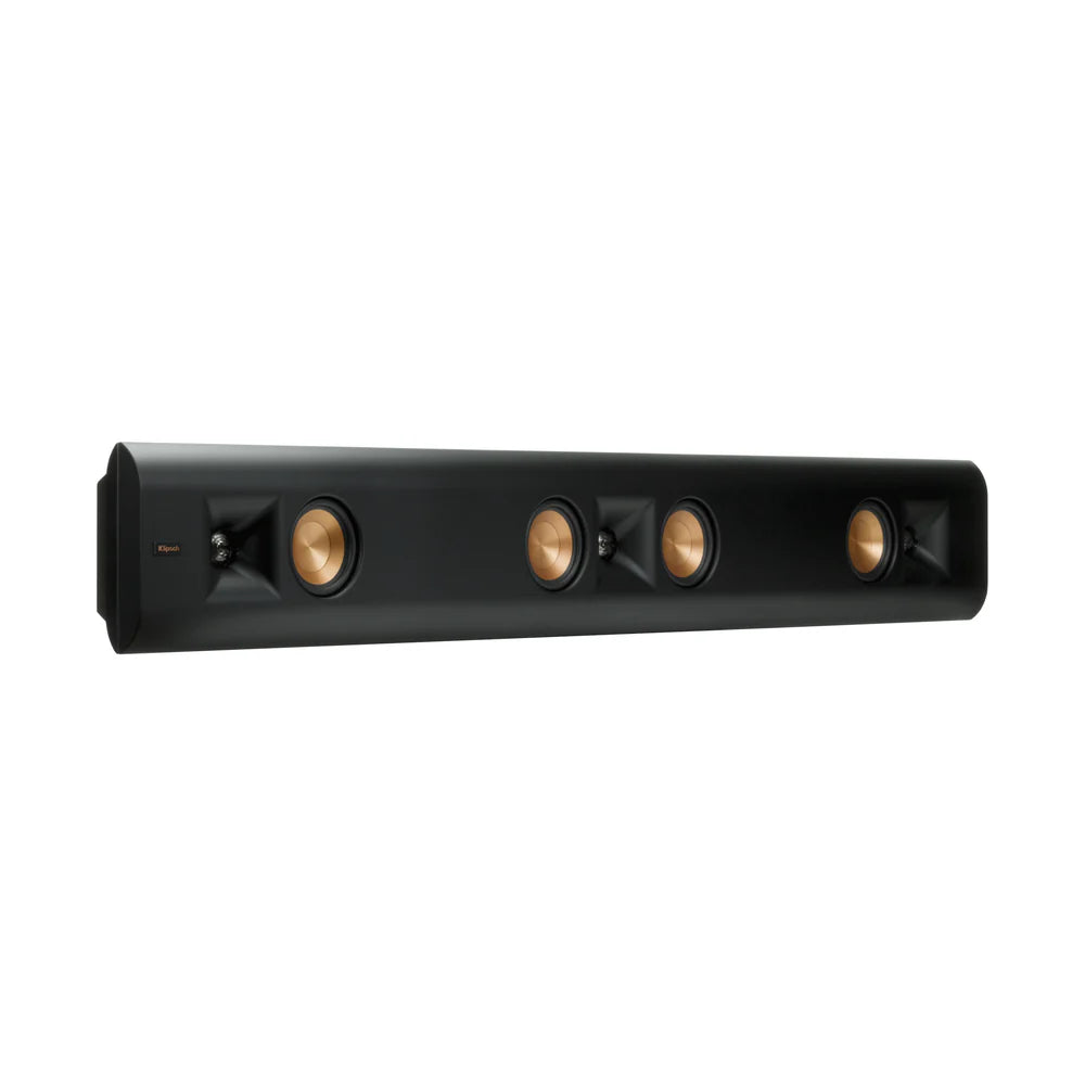 Klipsch Reference Premiere - Designer On-Wall RP-440D SB Black Passive Soundbar angled view 3