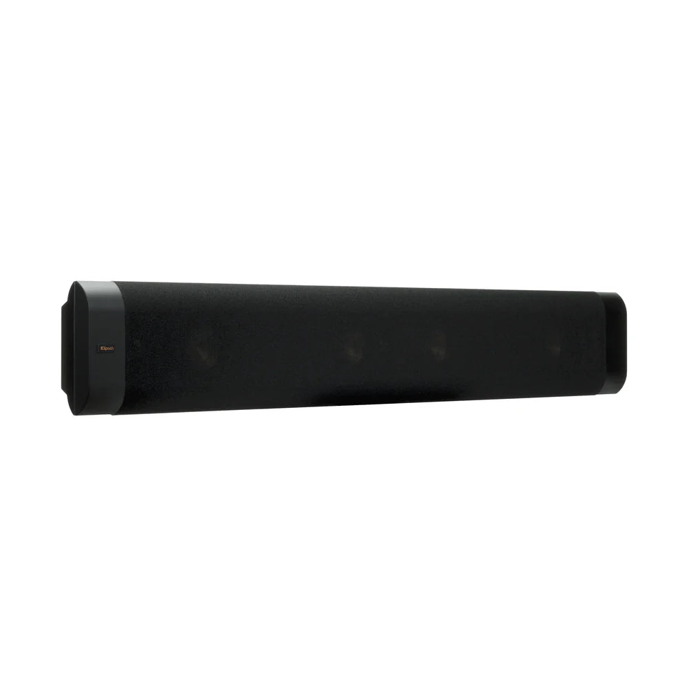 Klipsch Reference Premiere - Designer On-Wall RP-440D SB Black Passive Soundbar angled view 2