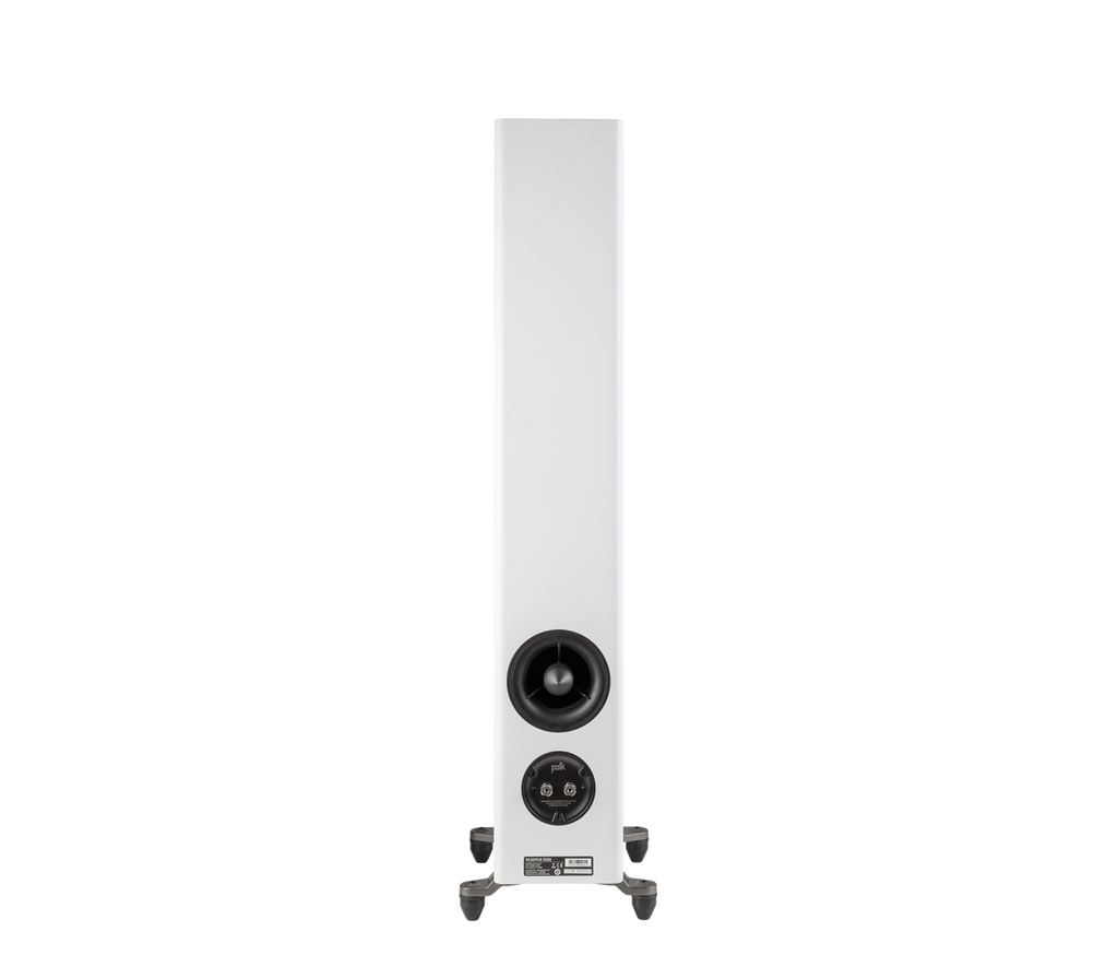 Polk R500 Floorstander (Pair) speaker in white rear view