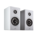 Polk R100 Bookshelf speaker in white side view